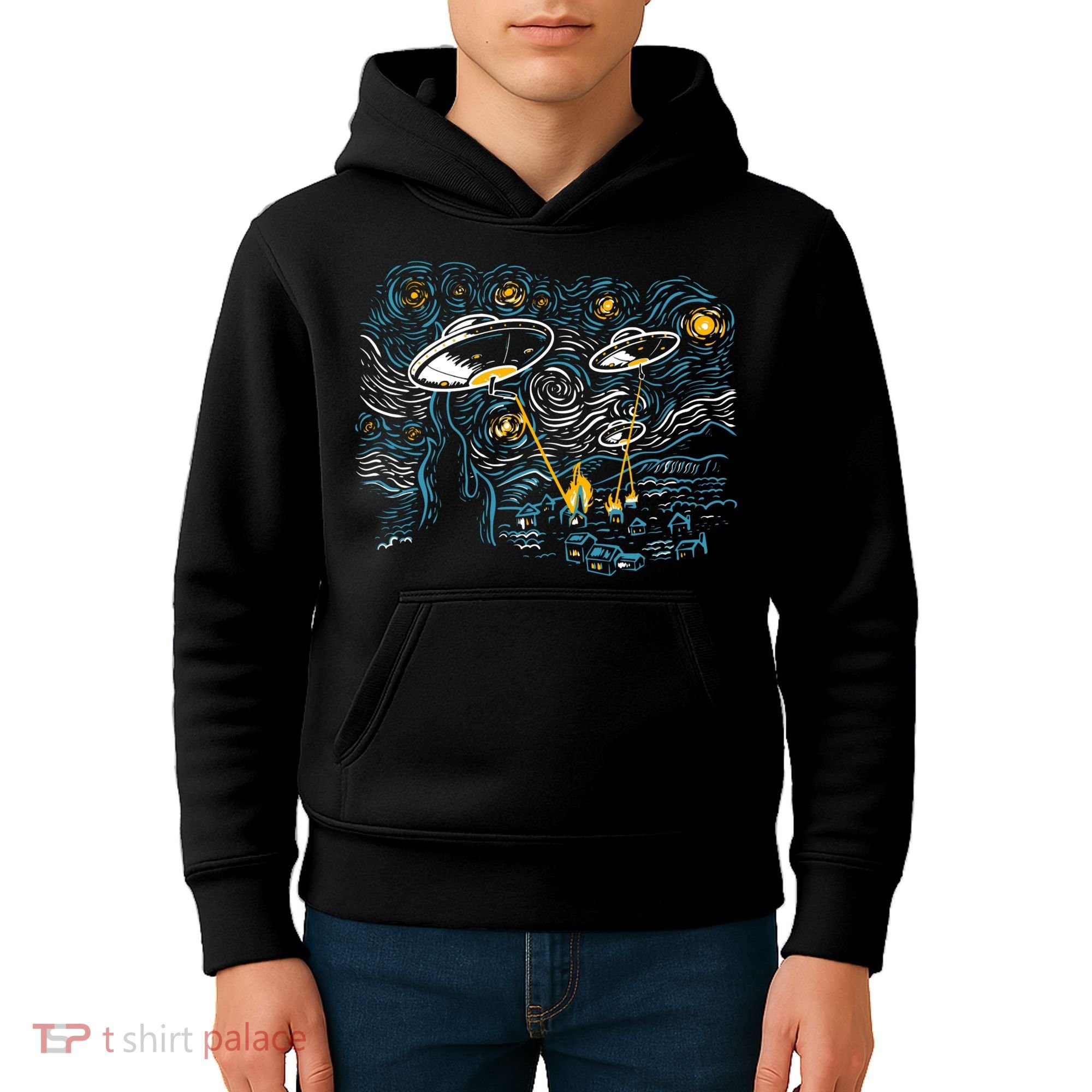 Starry Invasion Kids Hoodie