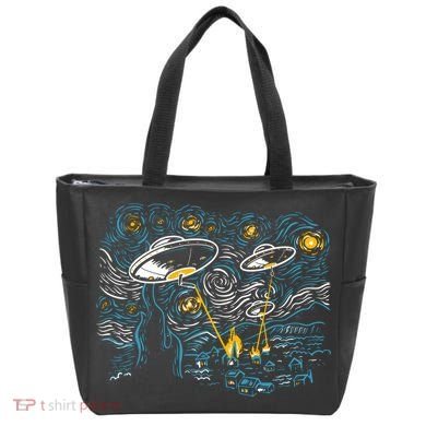 Starry Invasion Tote Bag