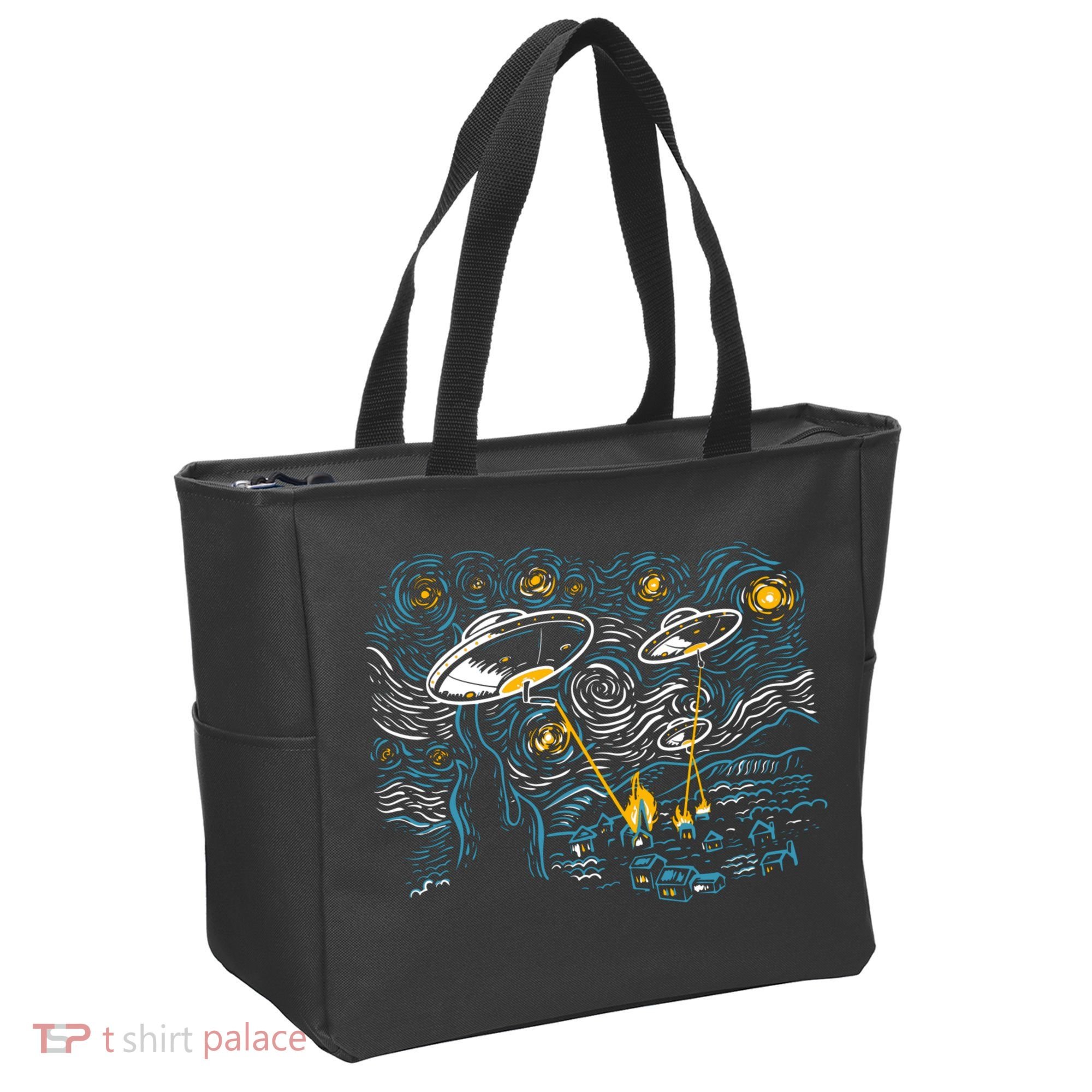 Starry Invasion Tote Bag