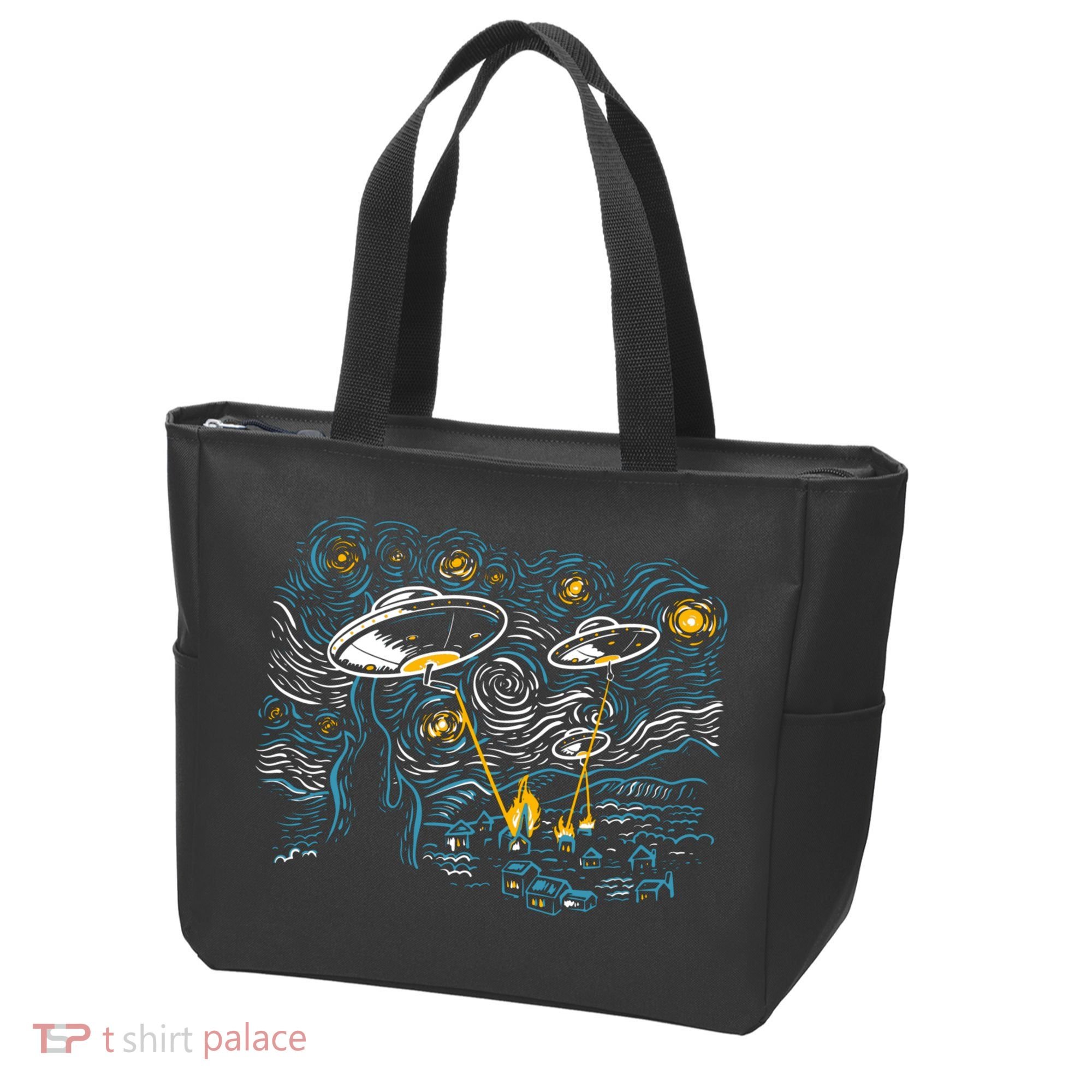 Starry Invasion Tote Bag