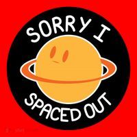 Sorry I Spaced Out Saturn Santa Hat thumb 1