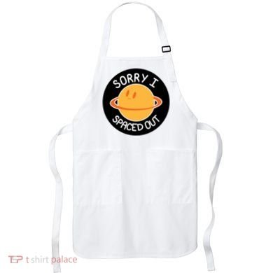Sorry I Spaced Out Saturn Apron