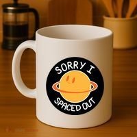 Sorry I Spaced Out Saturn Coffee Mug thumb 4