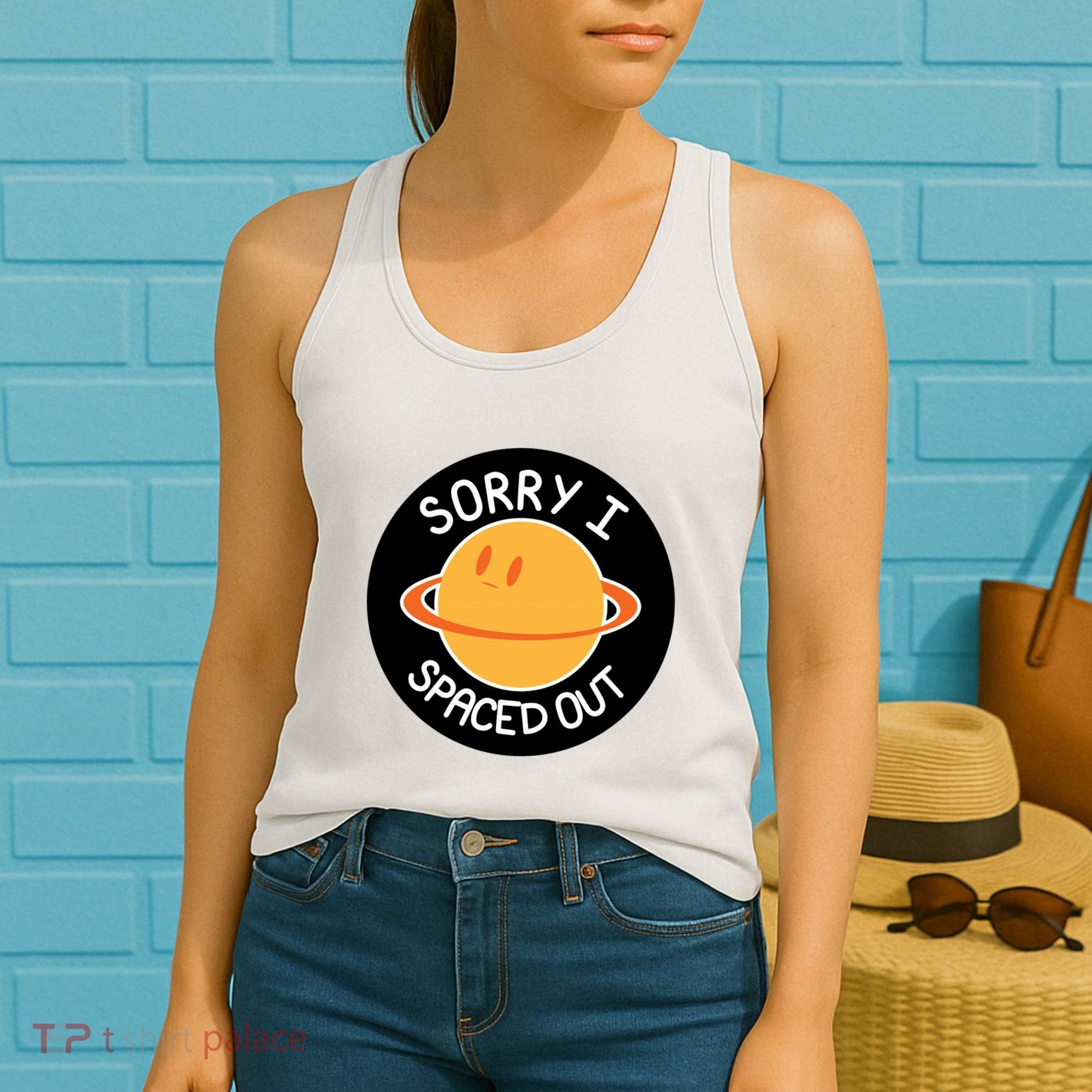 Sorry I Spaced Out Saturn Women's Tank Top