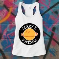 Sorry I Spaced Out Saturn Women's Tank Top thumb 3