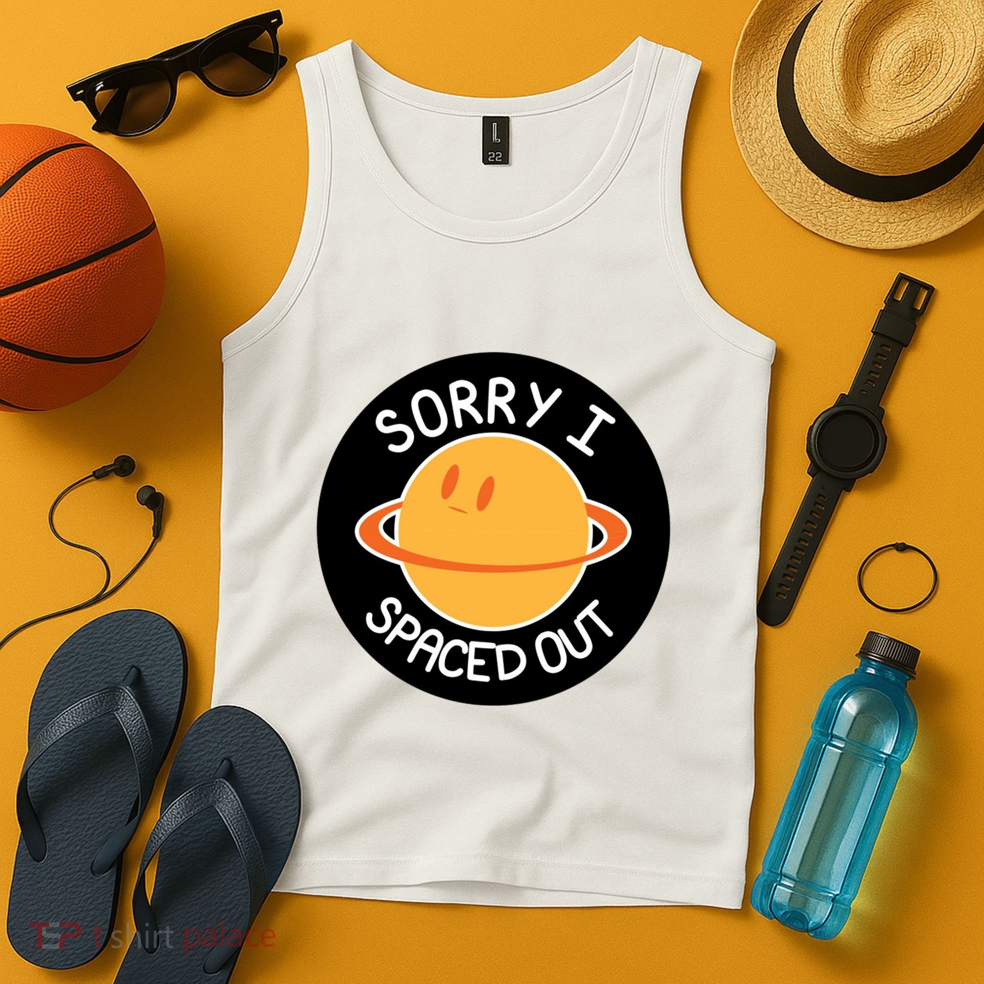 Sorry I Spaced Out Saturn Tank Top