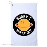 Sorry I Spaced Out Saturn Golf Towel thumb 0