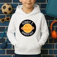 Sorry I Spaced Out Saturn Kids Hoodie thumb 2