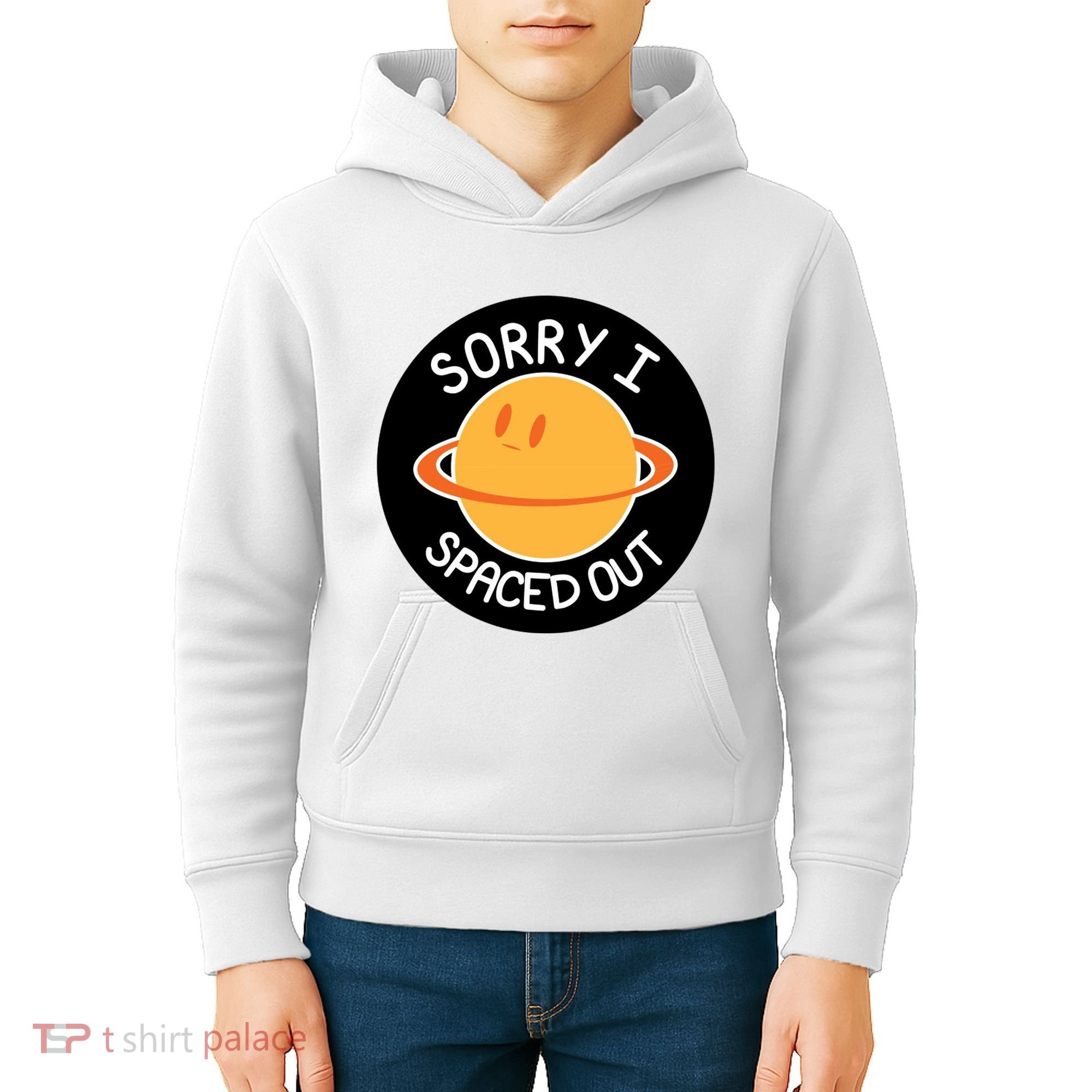 Sorry I Spaced Out Saturn Kids Hoodie