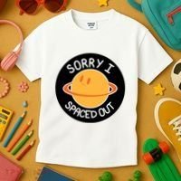 Sorry I Spaced Out Saturn Kids T-Shirt thumb 3