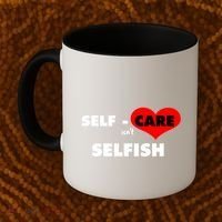 Selfcare IsnT Selfish Body Wellness Tal Health Retro Gift Coffee Mug thumb 2