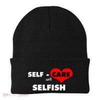 Selfcare IsnT Selfish Body Wellness Tal Health Retro Gift Beanie thumb 0
