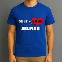 Selfcare IsnT Selfish Body Wellness Tal Health Retro Gift T-Shirt thumb 3