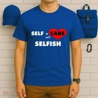 Selfcare IsnT Selfish Body Wellness Tal Health Retro Gift T-Shirt thumb 6