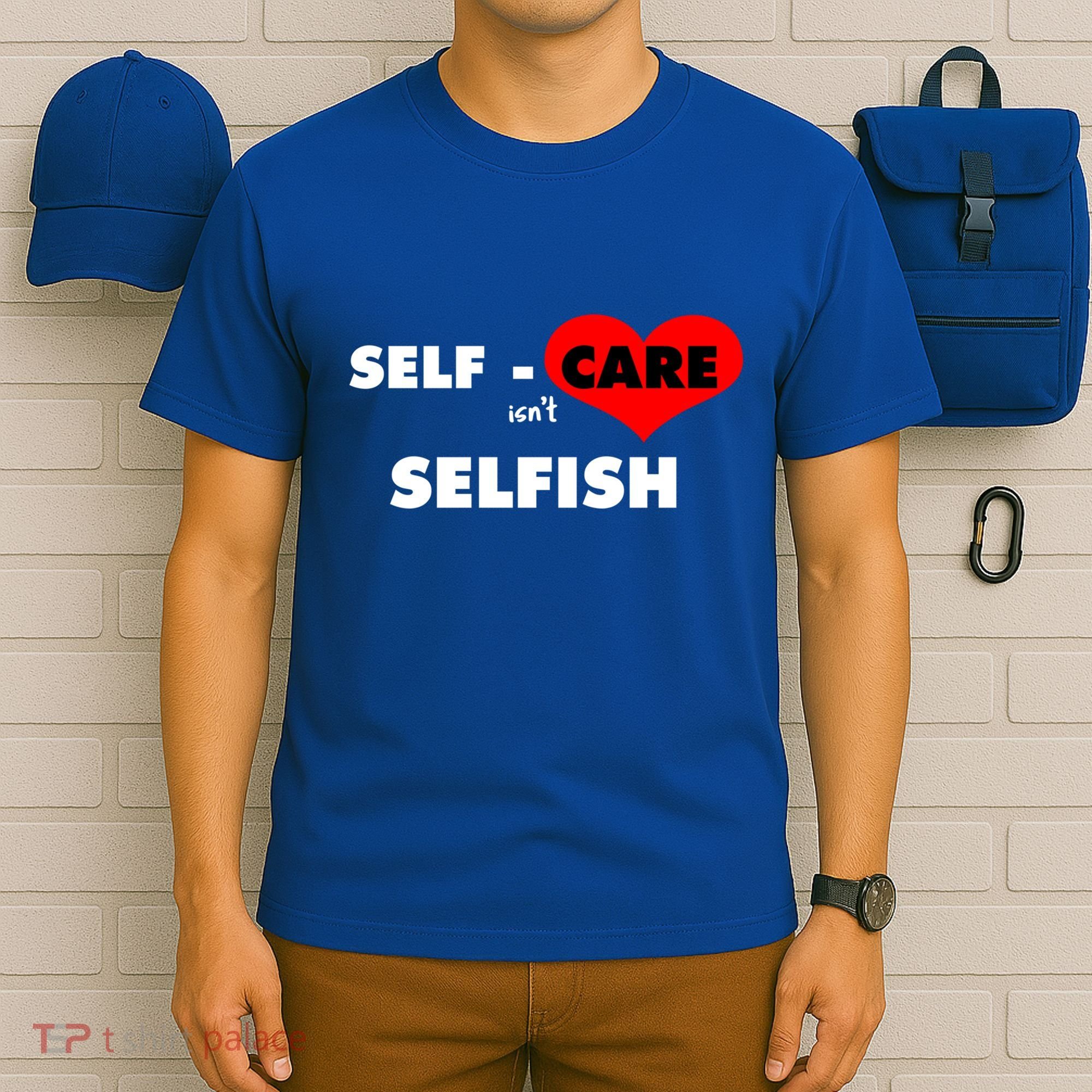 Selfcare IsnT Selfish Body Wellness Tal Health Retro Gift T-Shirt