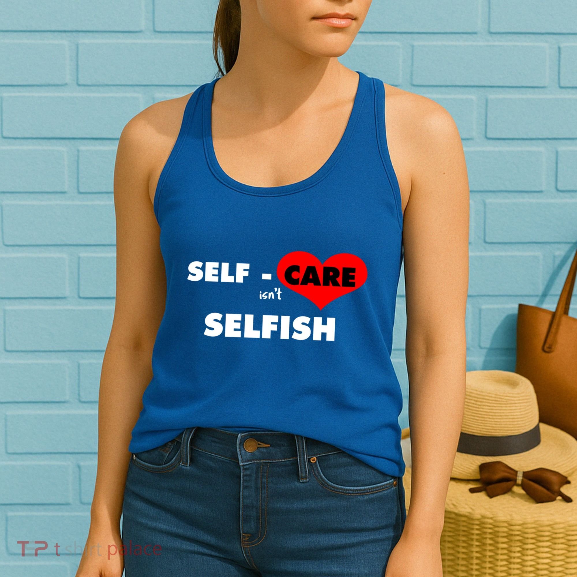 Selfcare IsnT Selfish Body Wellness Tal Health Retro Gift Women's Tank Top