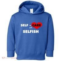 Selfcare IsnT Selfish Body Wellness Tal Health Retro Gift Toddler Hoodie thumb 0