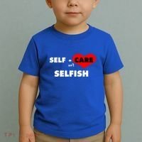 Selfcare IsnT Selfish Body Wellness Tal Health Retro Gift Toddler T-Shirt thumb 2