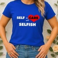 Selfcare IsnT Selfish Body Wellness Tal Health Retro Gift Women's T-Shirt thumb 2