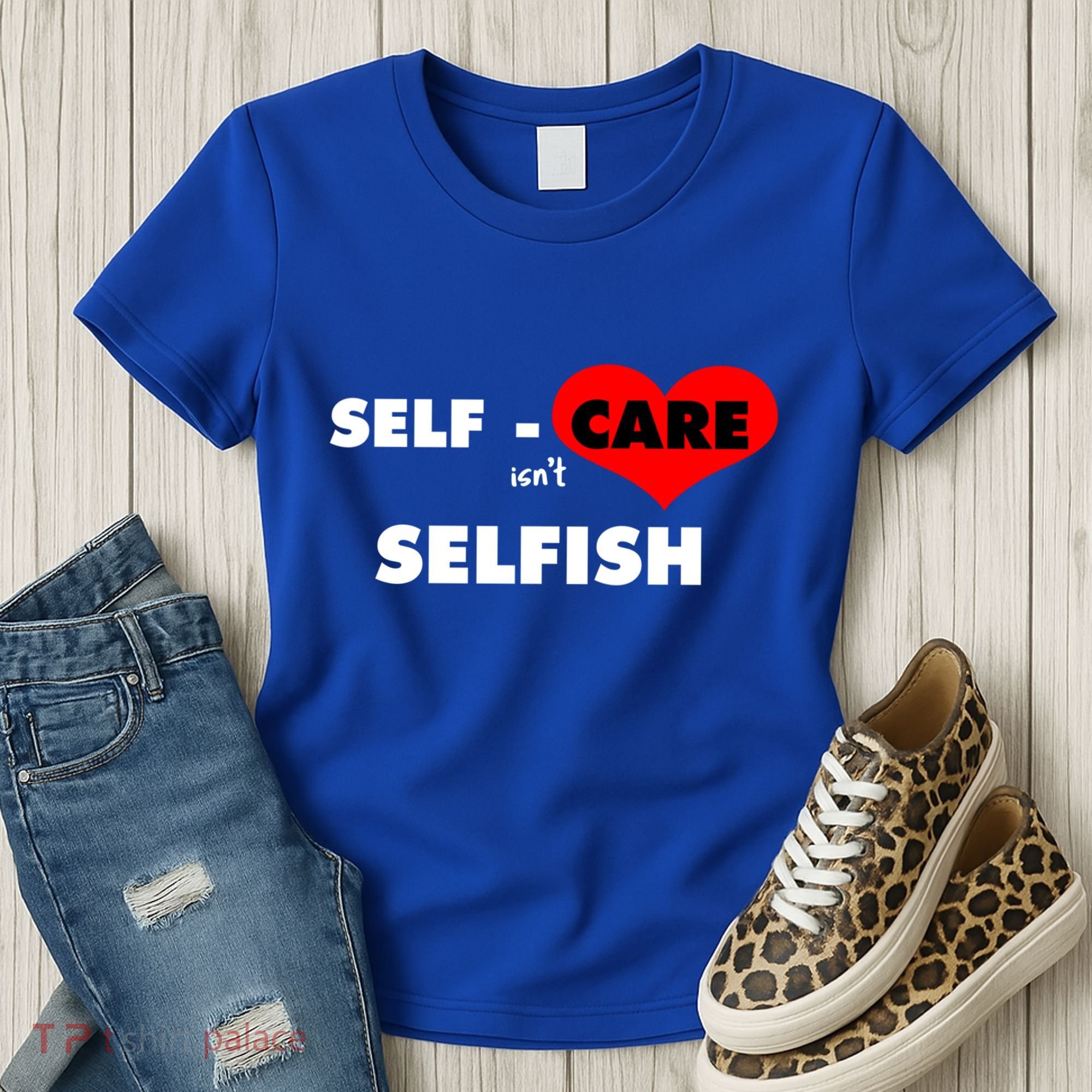 Selfcare IsnT Selfish Body Wellness Tal Health Retro Gift Women's T-Shirt