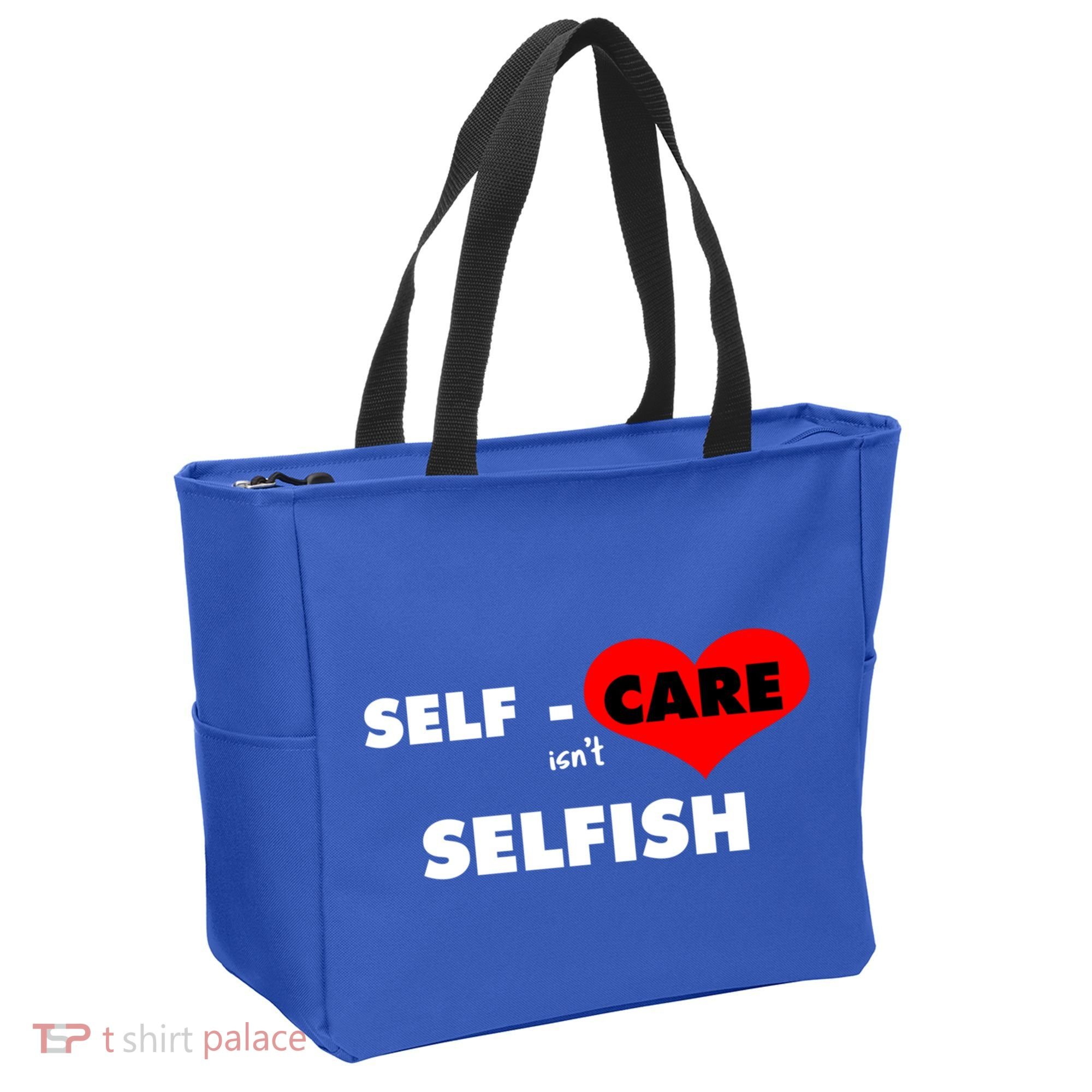 Selfcare IsnT Selfish Body Wellness Tal Health Retro Gift Tote Bag