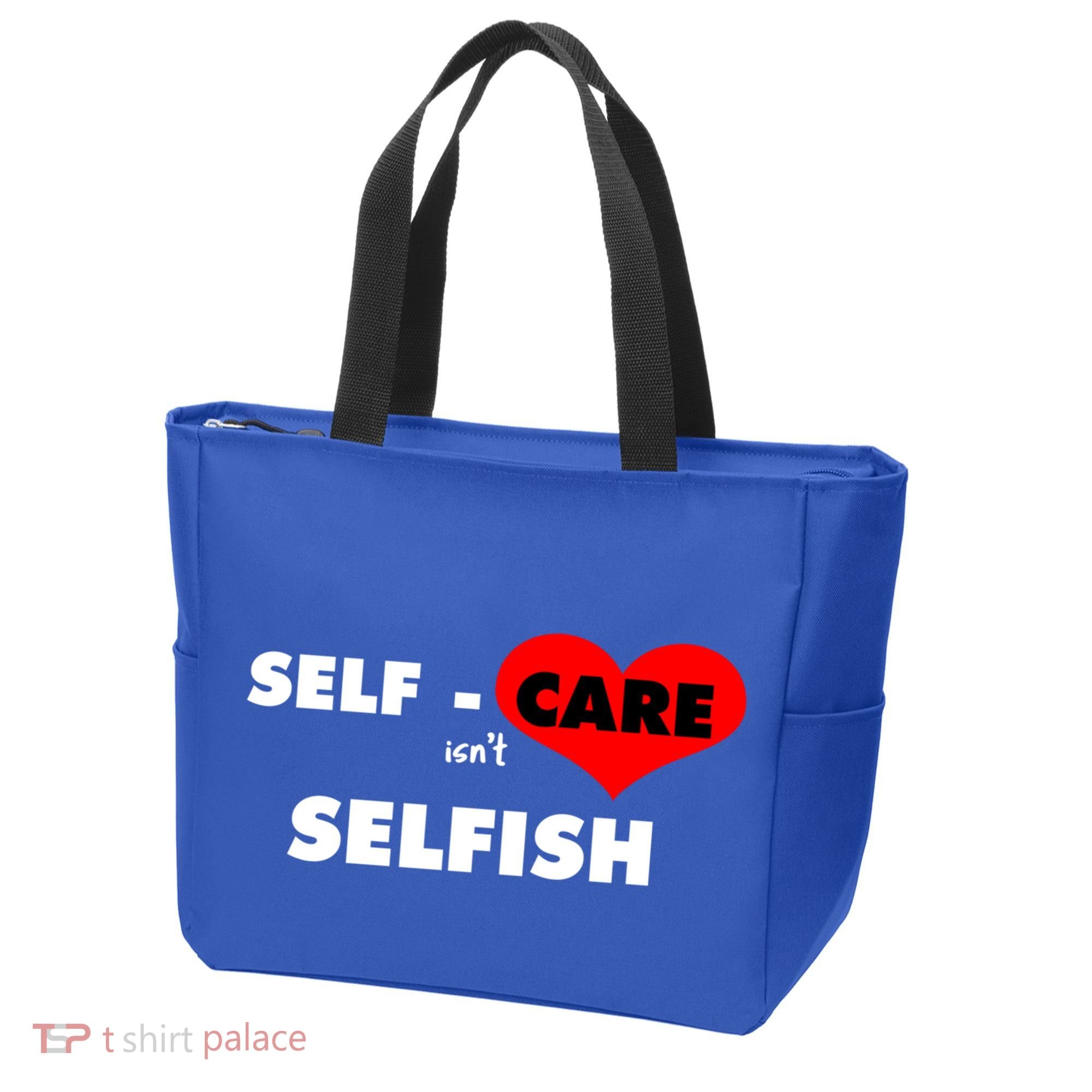 Selfcare IsnT Selfish Body Wellness Tal Health Retro Gift Tote Bag