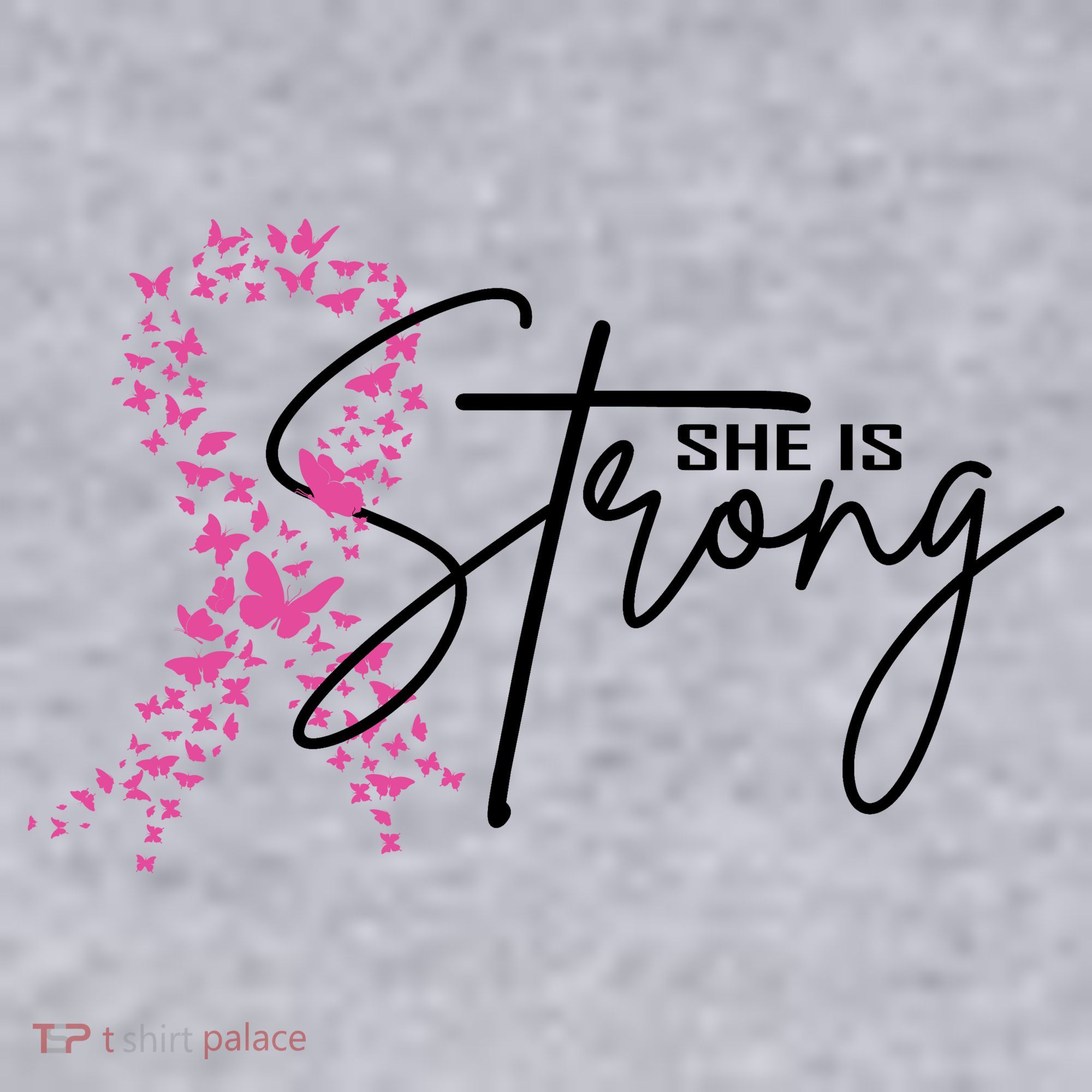 She Is Strong Breast Cancer Awareness Women's Sweatshirt