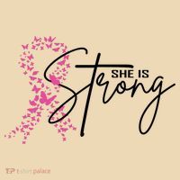 She Is Strong Breast Cancer Awareness Tote Bag thumb 4