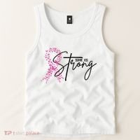 She Is Strong Breast Cancer Awareness Tank Top thumb 2