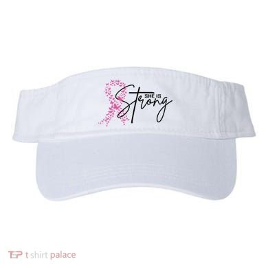 She Is Strong Breast Cancer Awareness Visor