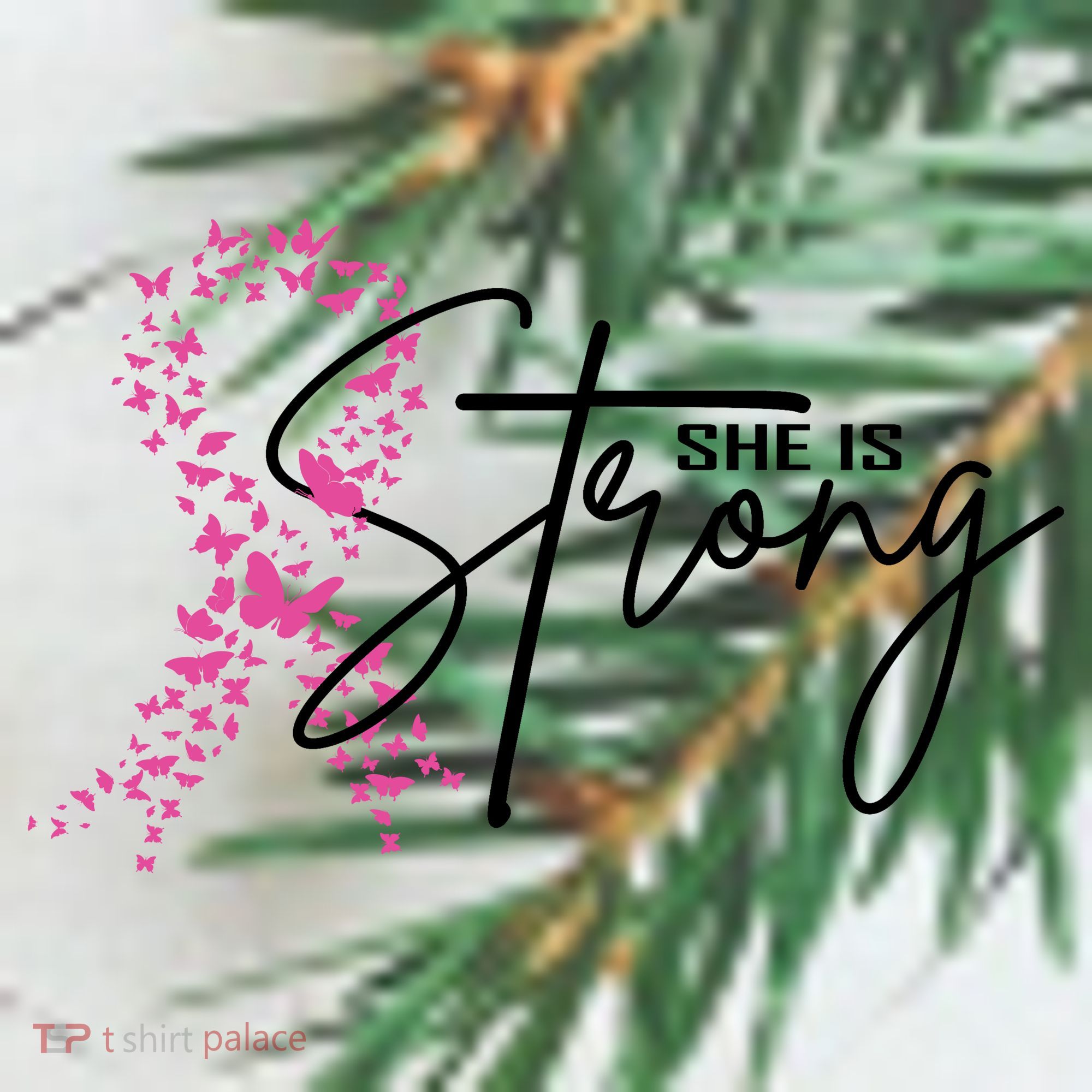 She Is Strong Breast Cancer Awareness Ornament