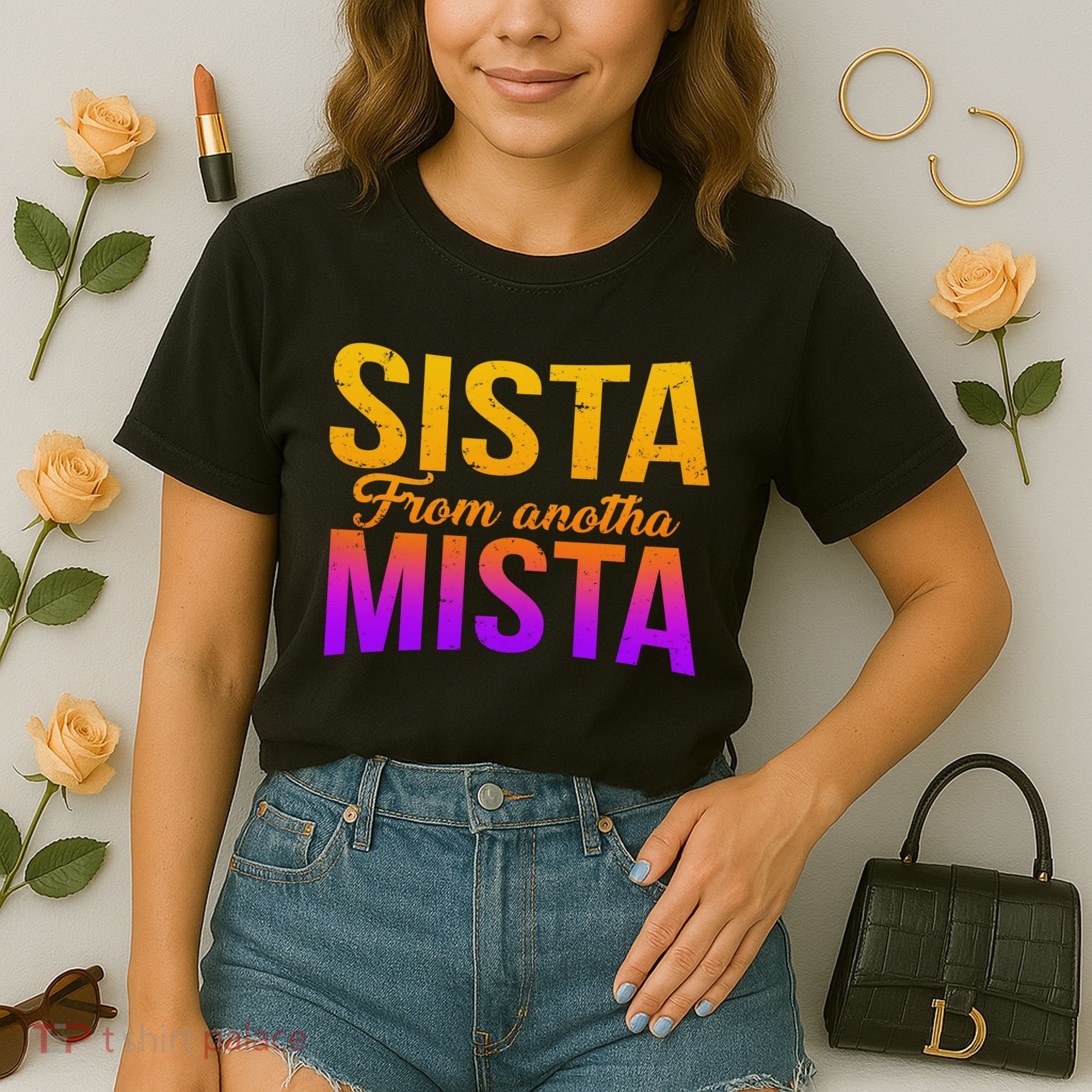 Sista From Anotha Mista Comfort Colors Boxy T-Shirt