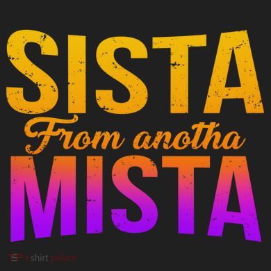 Sista From Anotha Mista Comfort Colors Boxy T-Shirt