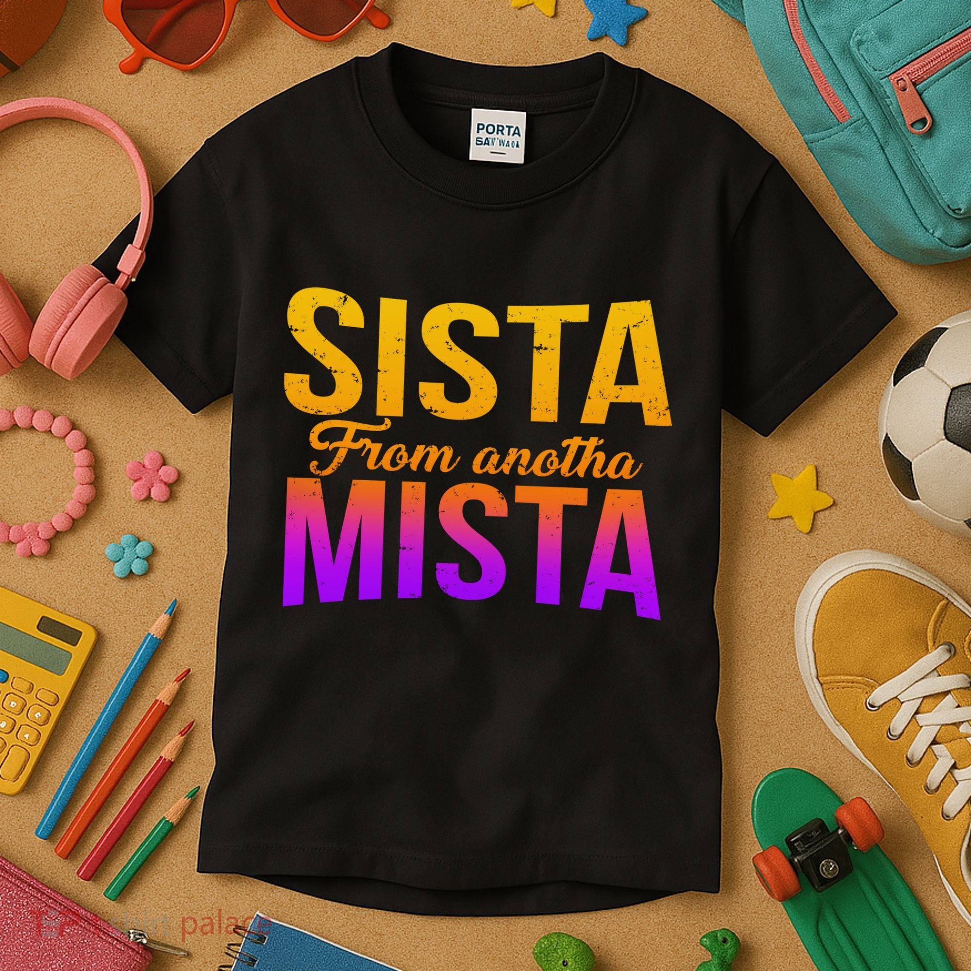 Sista From Anotha Mista Kids T-Shirt