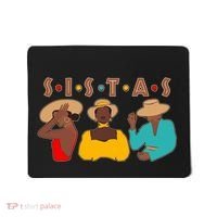 Sistas Stylish African American Mousepad thumb 0