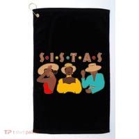 Sistas Stylish African American Golf Towel thumb 0