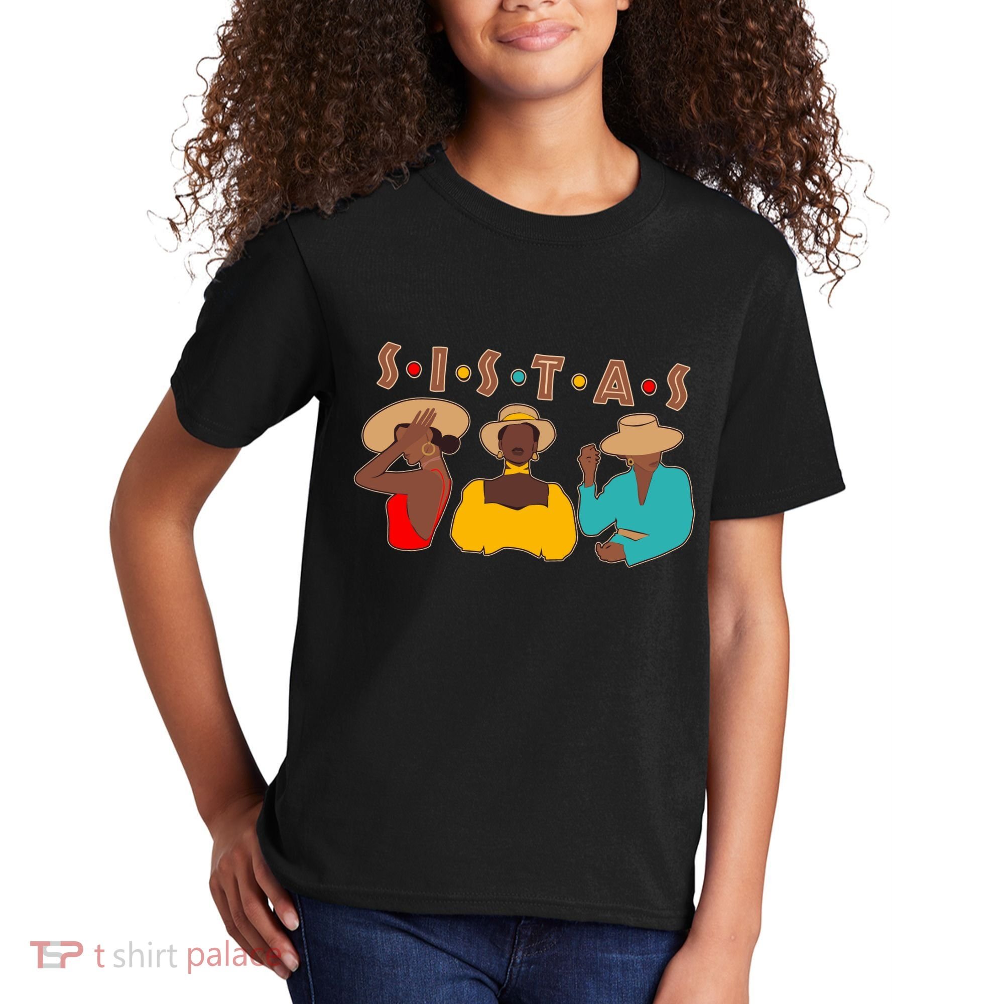 Sistas Stylish African American Kids T-Shirt