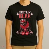 Sister Bear Christmas Santa Family Matching Pajamas T-Shirt thumb 3