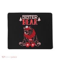 Sister Bear Christmas Santa Family Matching Pajamas Mousepad thumb 0