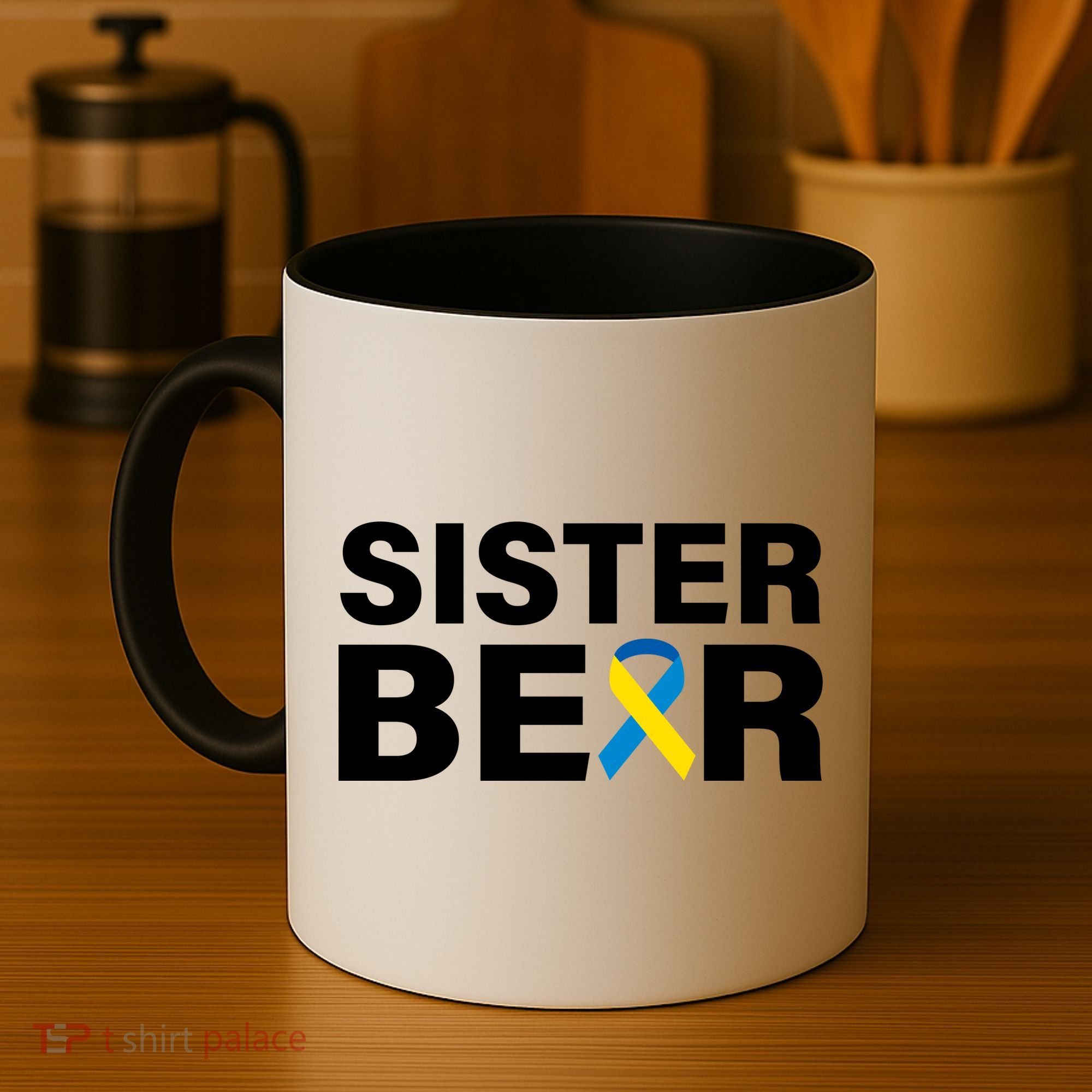 Sister Bear Down Syndrome Awareness Coffee Mug