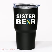 Sister Bear Down Syndrome Awareness Tumbler thumb 0