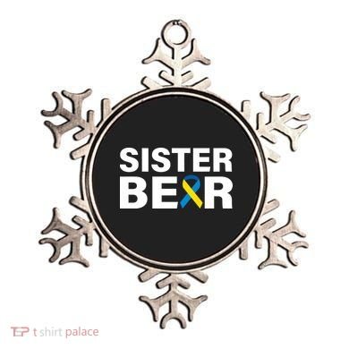 Sister Bear Down Syndrome Awareness Ornament