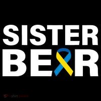 Sister Bear Down Syndrome Awareness Kids T-Shirt thumb 4
