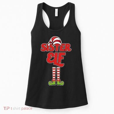 Sister Elf Christmas Women's Tank Top