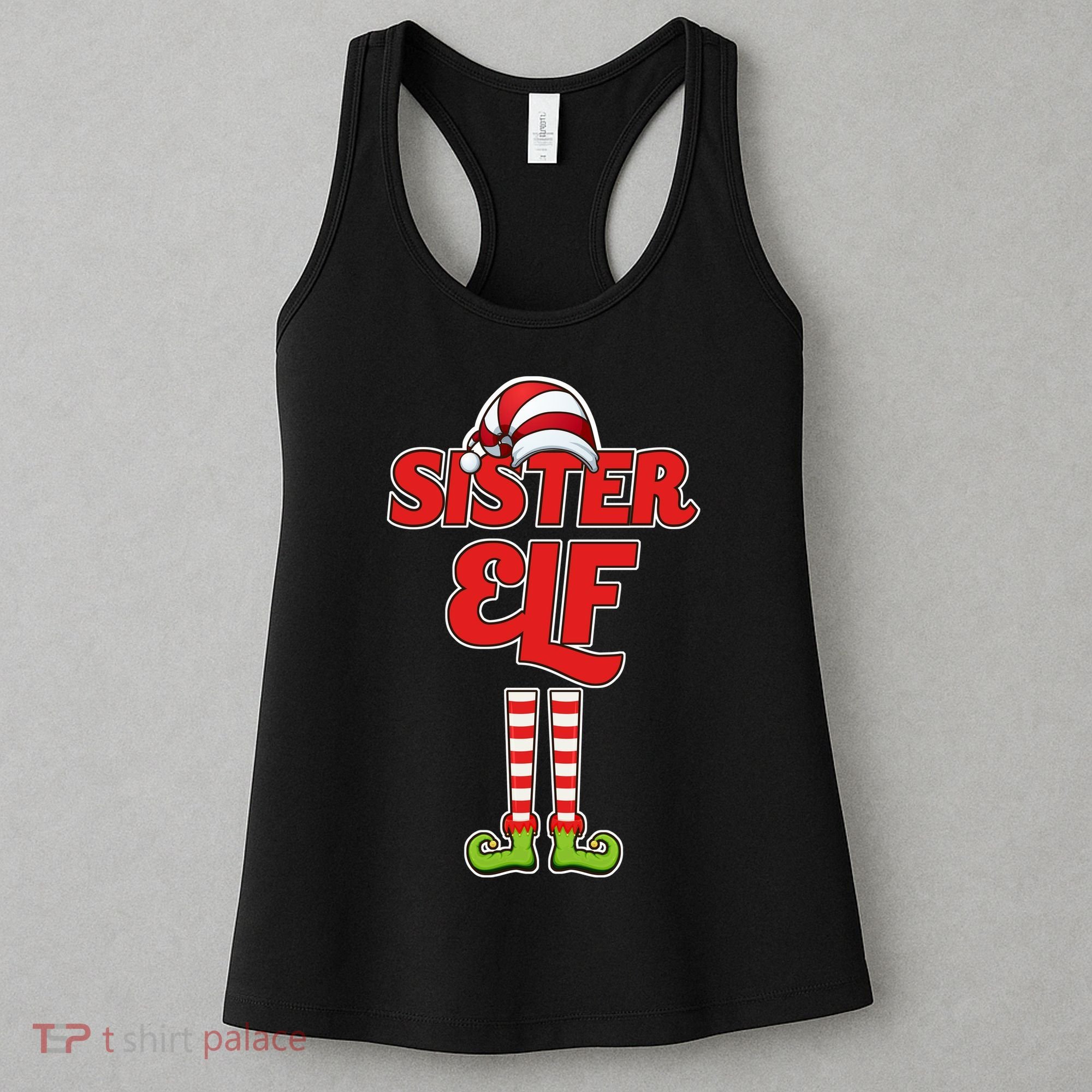 Sister Elf Christmas Women's Tank Top