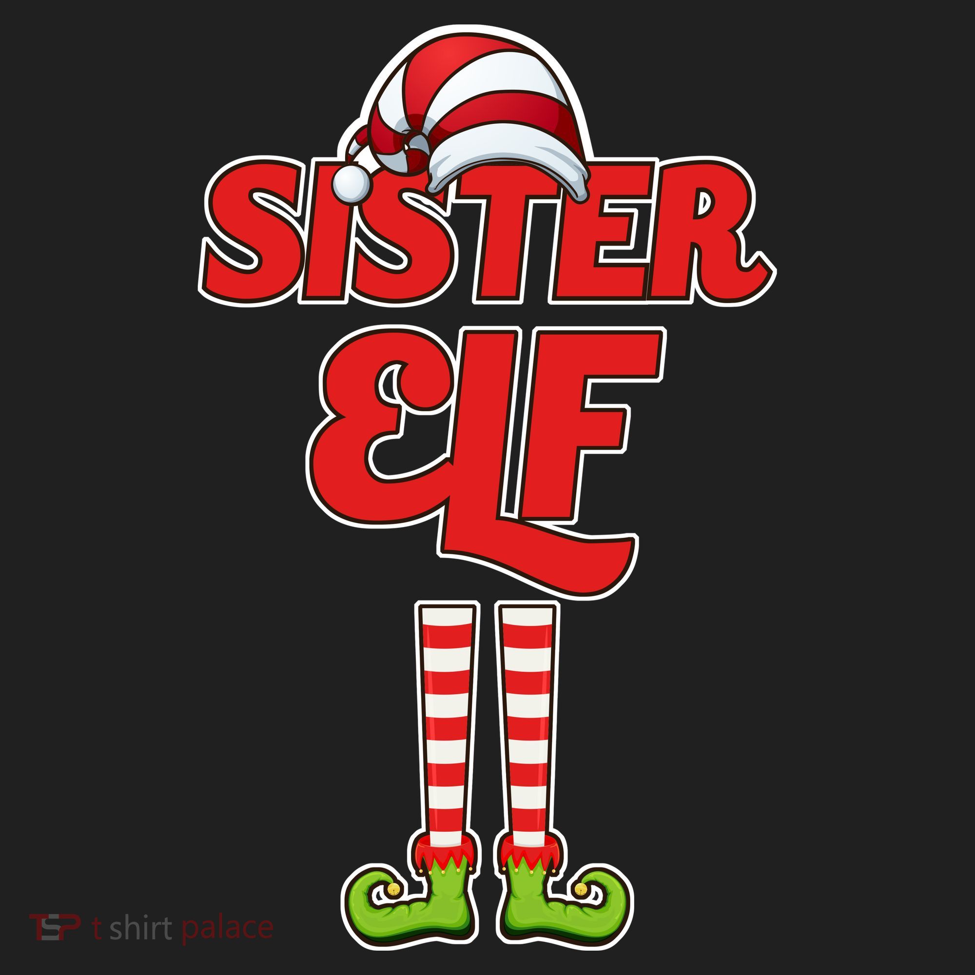 Sister Elf Christmas Hat