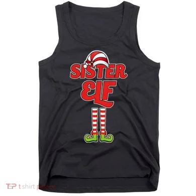 Sister Elf Christmas Tank Top