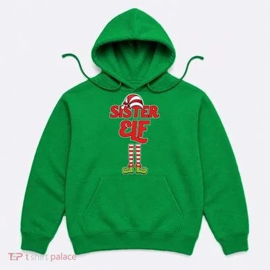 Sister Elf Christmas Hoodie