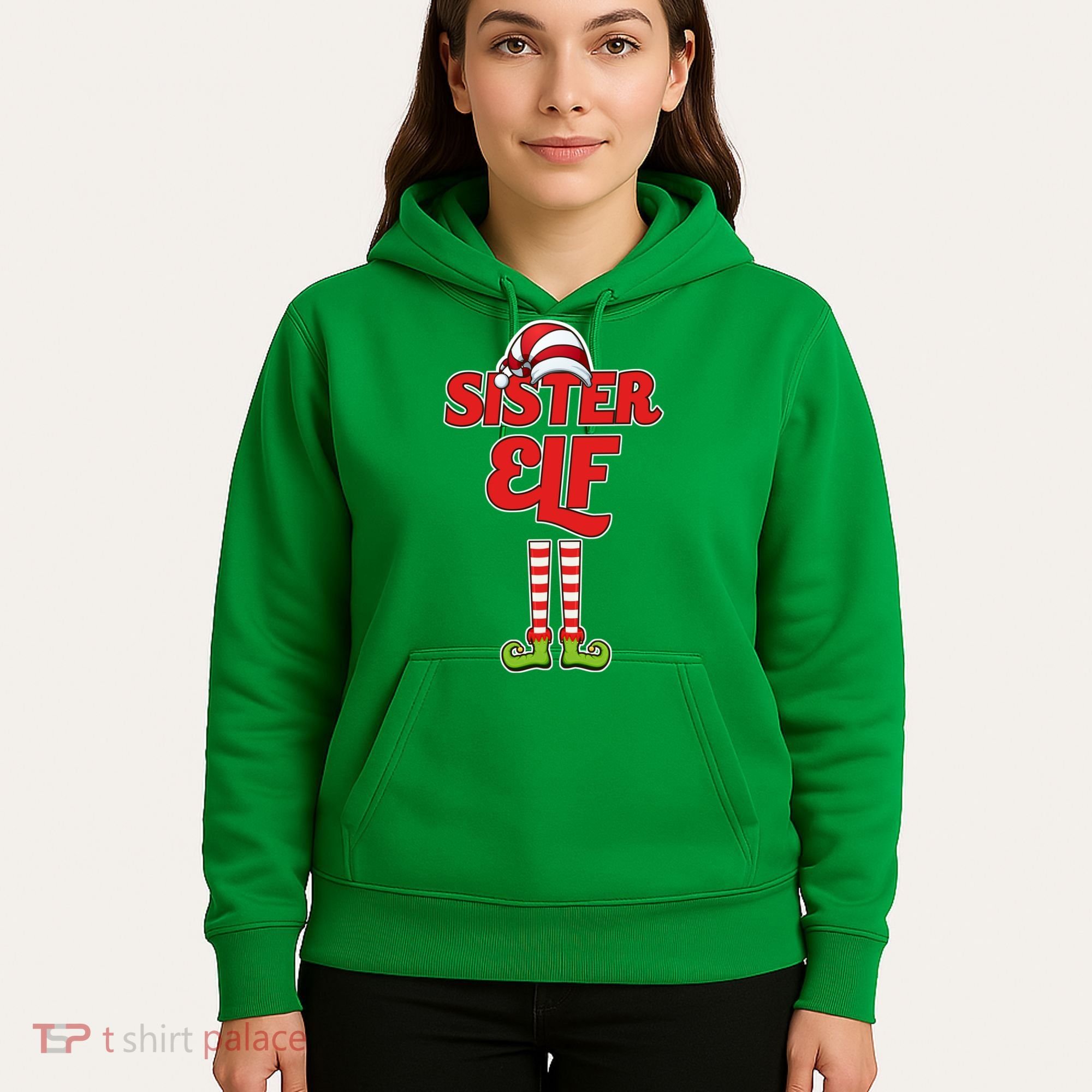 Sister Elf Christmas Hoodie