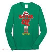Sister Elf Christmas Long Sleeve Shirt thumb 0